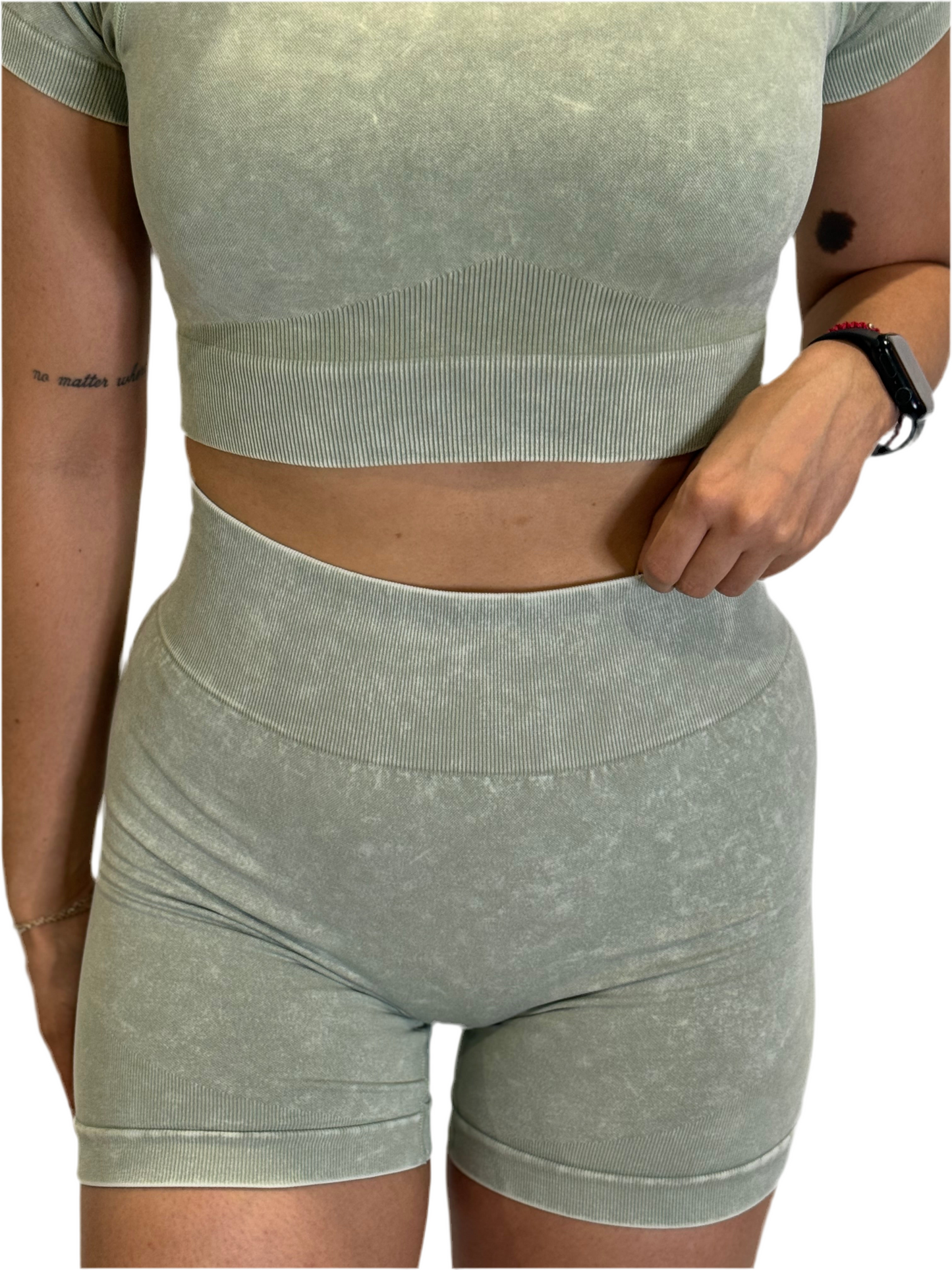 Washed Seamless Shorts