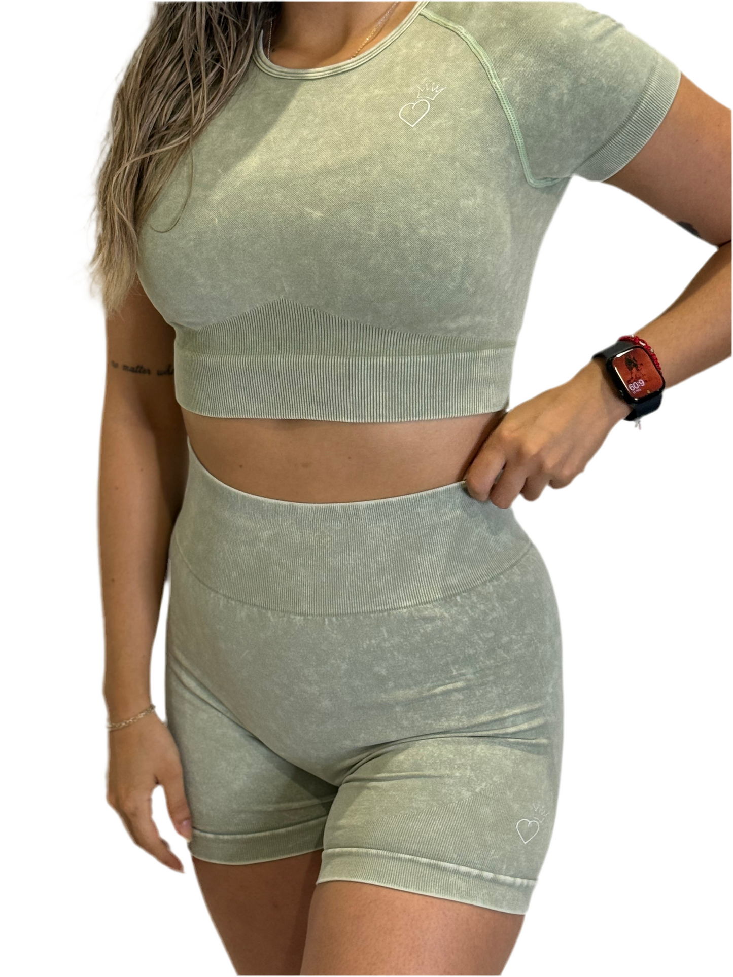 Washed Seamless Shorts